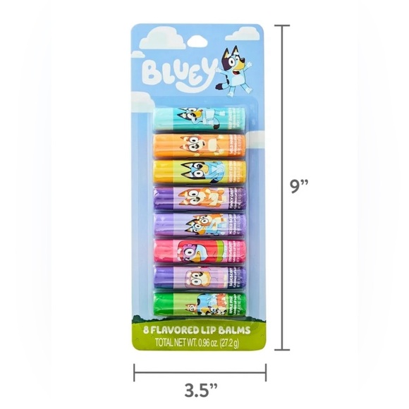 Bluey Lip Balm, 8 Pack, Multiple Flavors, 27.2g - Picture 4 of 5